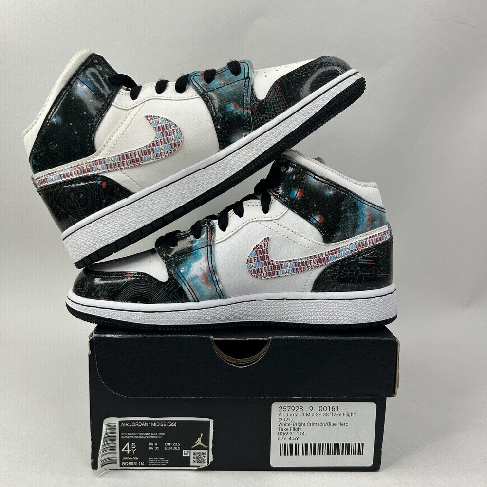 Nike Shoes Air Jordan 1 Mid SE GS “Take Flight” 2024 - Picture 3 of 5
